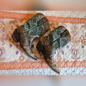 Dan Post Vintage Bluebird Boots Sz 8